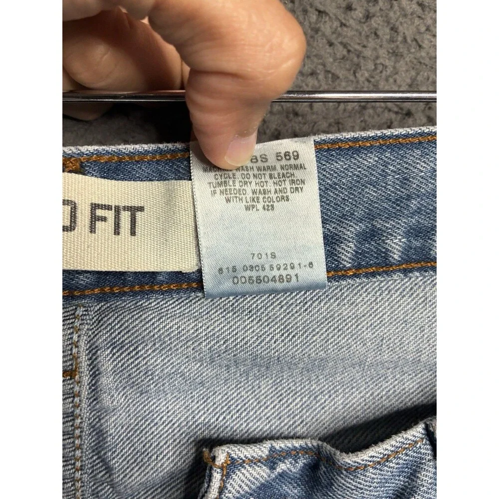 Vintage Levi's 550 Jeans Relaxed Fit Blue 34x31 USA 90s Baggy